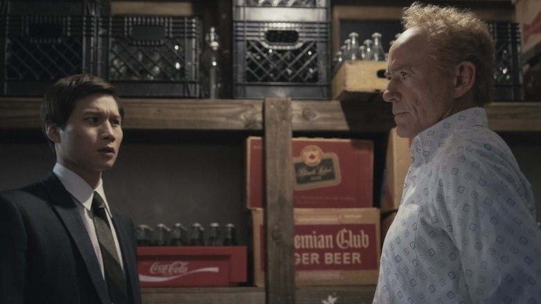 Hoa Xuande and Robert Downey Jr. in The Sympathizer