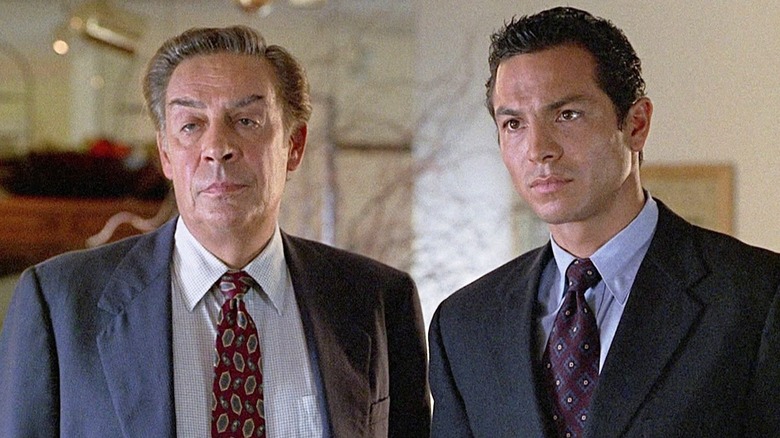 Jerry Orbach and Benjamin Bratt in Law & Order