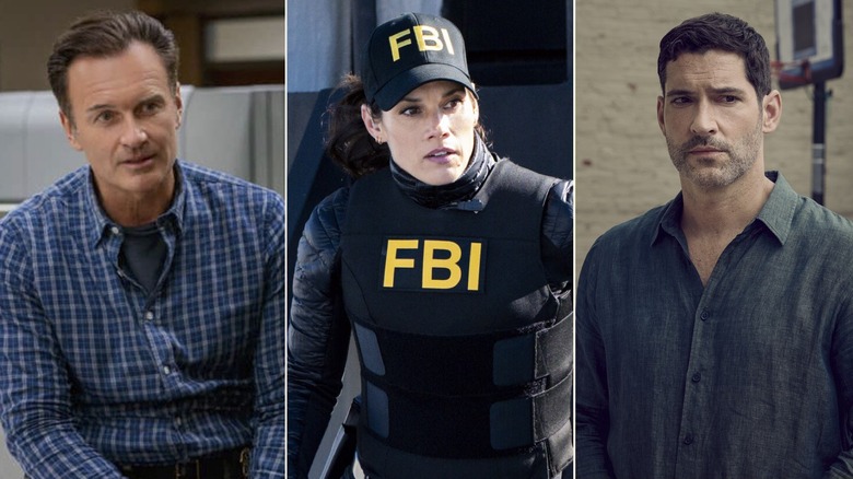 The FBI Universe's Julian McMahon, Missy Peregrym, and Tom Ellis