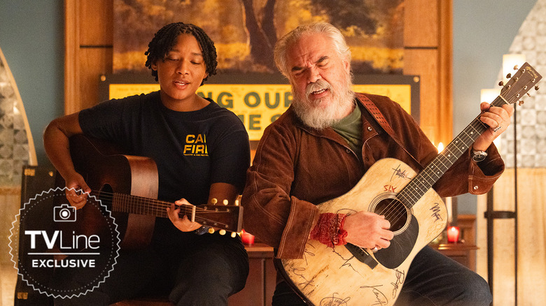 Eve and Wes in Sheriff Country/Fire Country crossover