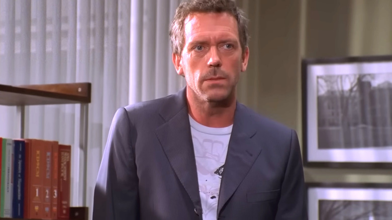 Dr. House talking about a patient in House.
