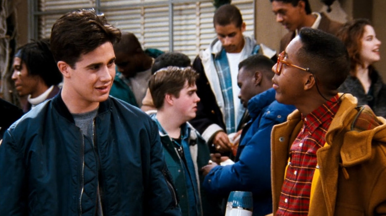 Freddie Prinze Jr.'s "tough guy" with Urkel on "Family Matters" (1989)