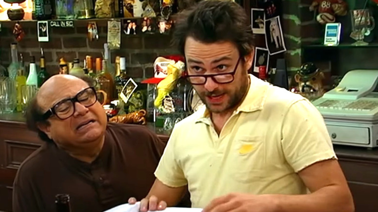 It's Always Sunny in Philadelphia, Charlie explains dueling tradition while Frank watches