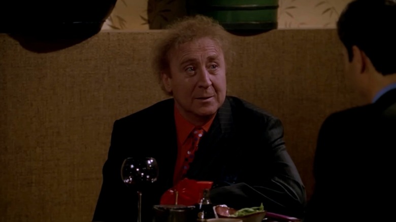 Mr. Stein speaks to Will in a restaurant in "Will & Grace" (1998)
