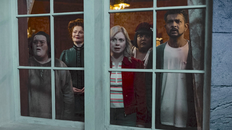 The cast of Ghosts in Season 5, Episode 3