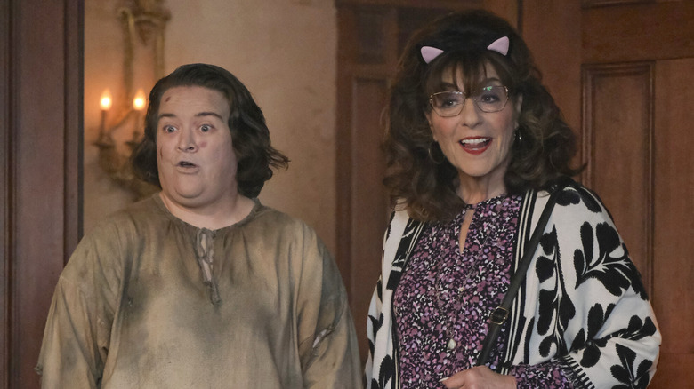 Caroline Aaron and Betsy Sodaro in Ghosts Season 5