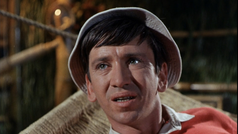 Bob Denver's Gilligan is seen in closeup on Gilligan's Island