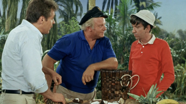 The Professor and the Skipper look at Gilligan