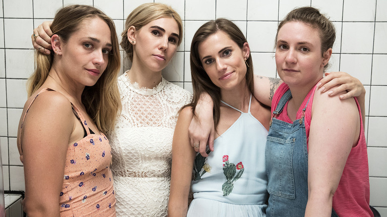 Hannah, Marnie, Jessa, and Shoshanna on Girls