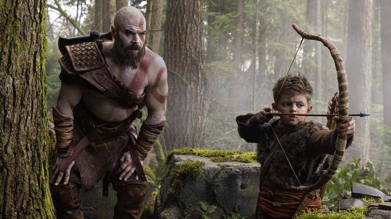 God of War'da Ryan Hurst ve Callum Vinson