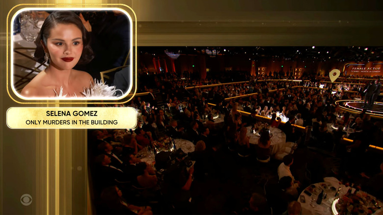 Selena Gomez as a nominee at the 2026 Golden Globes
