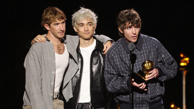 Turnstile accepts the award for Best Rock Album