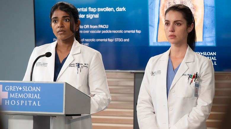 Mohanty and Jules on Grey's Anatomy