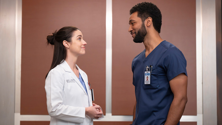 Jules and Winston on Grey's Anatomy