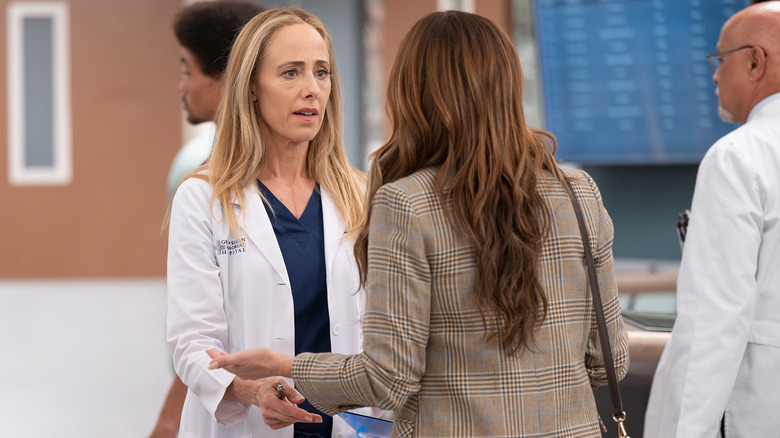 Teddy and Cass on Grey's Anatomy