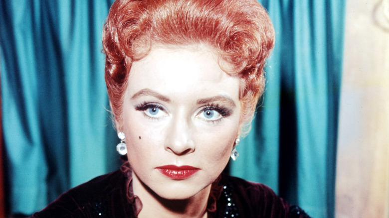 Amanda Blake posing in a publicity portrait