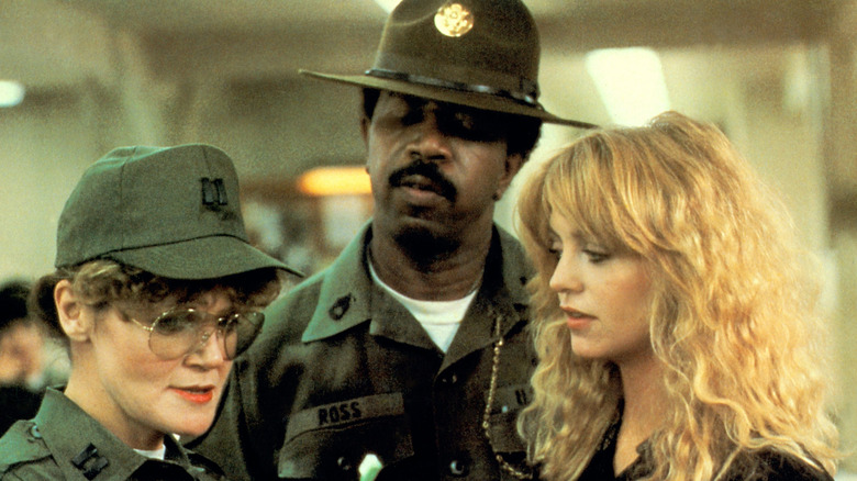 A still from the movie "Private Benjamin."