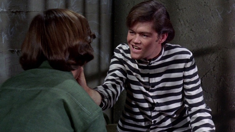 Micky Dolenz in jail in "The Monkees" (1966-1968)