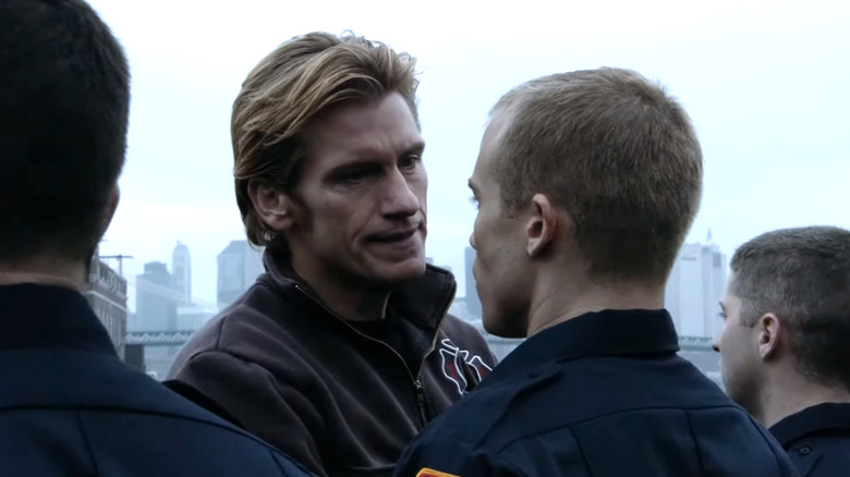 Rescue Me, Tommy Gavin intimidating rookie firefighter