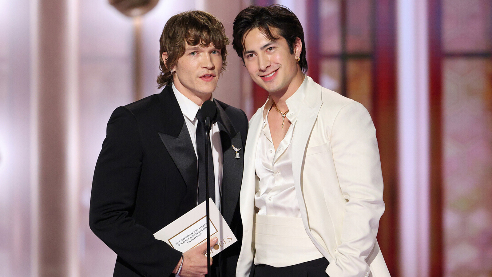 Heated Rivalry's Connor Storrie And Hudson Williams Steal The Show At Golden Globes 2026 — Watch Video