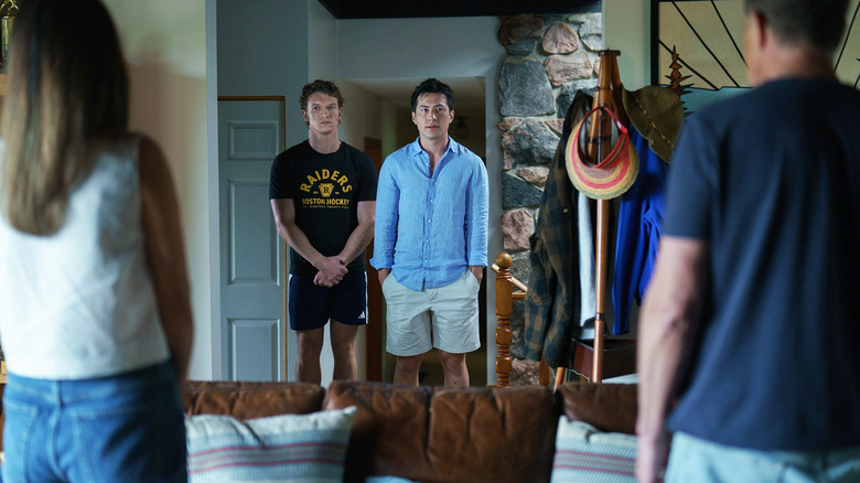 Hudson Williams and Connor Storrie in the Season 1 finale of HBO Max's Heated Rivalry