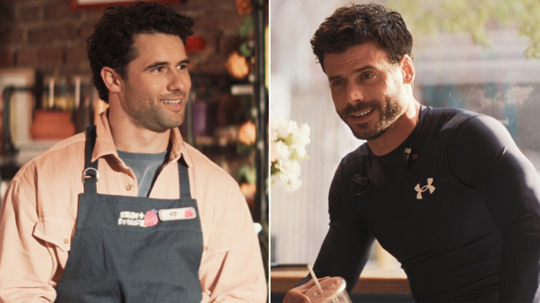 Robbie G.K. as Kip and Francois Arnaud as Scott Hunter on HBO Max's Heated Rivalry