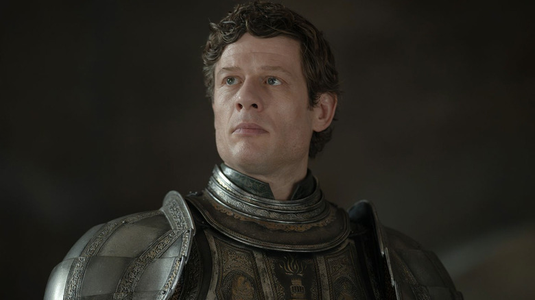 James Norton as Ormund Hightower wearing armor in House of the Dragon