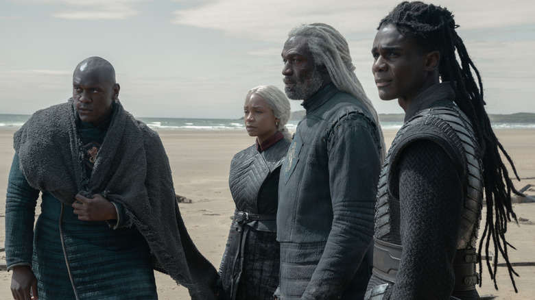Alyn, Baela, Coryls and Addam in House of the Dragon