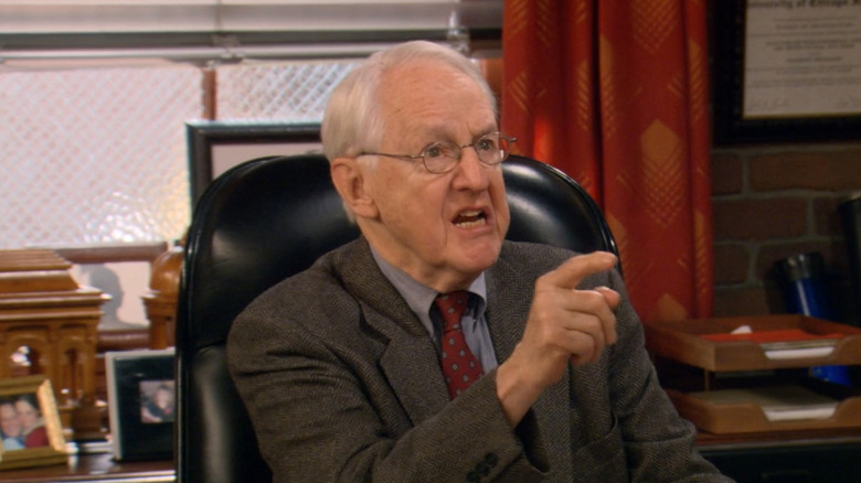 William Schallert as Brady telling Ted to fire his entire department in How I Met Your Mother