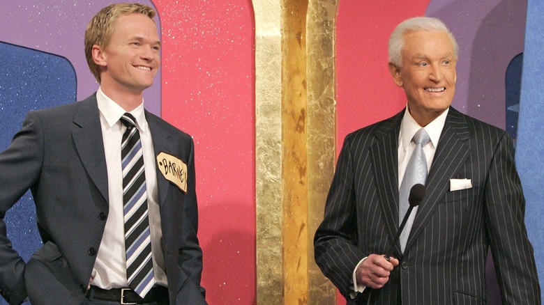 Barney Stinson (Neil Patrick Harris) and Bob Barker on the set of "The Price is Right" in "How I Met Your Mother" Season 2.