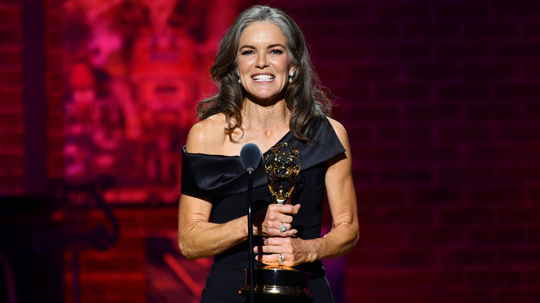 Susan Walters accepting an award at the 2025 Daytime Emmy Awards