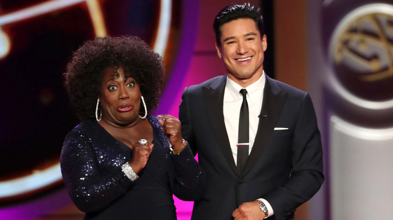 Sheryl Underwood and Mario Lopez hosting the Daytime Emmy Awards