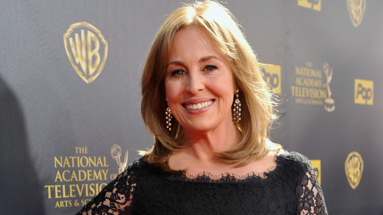 Genie Francis smiling at the 2015 Daytime Emmy Awards