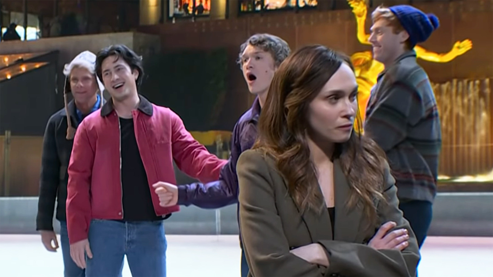 Connor Storries Heated Rivalry Co-Star Hudson Williams Makes Surprise Appearance On SNL &mdash; Watch