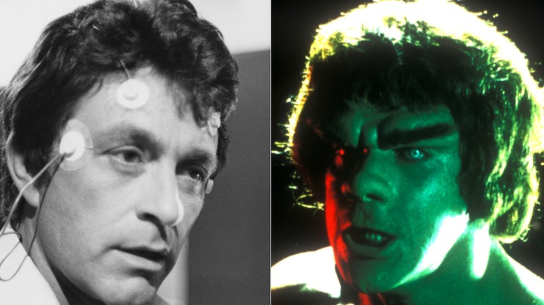 Bill Bixby as Bruce Banner circa 1978 / Lou Ferrigno as the Hulk circa 1980