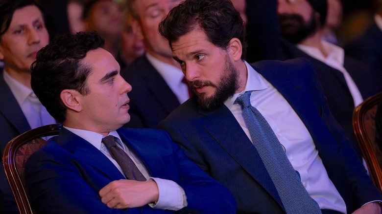 Max Minghella and Kit Harington in Industry Season 4