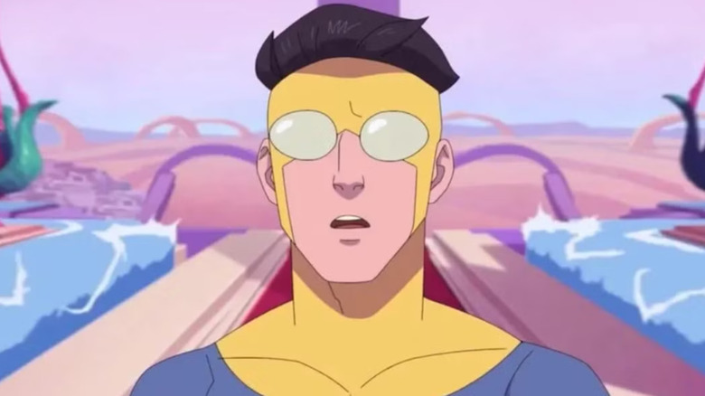 Invincible (Steven Yeun) shocked by a development in Invincible