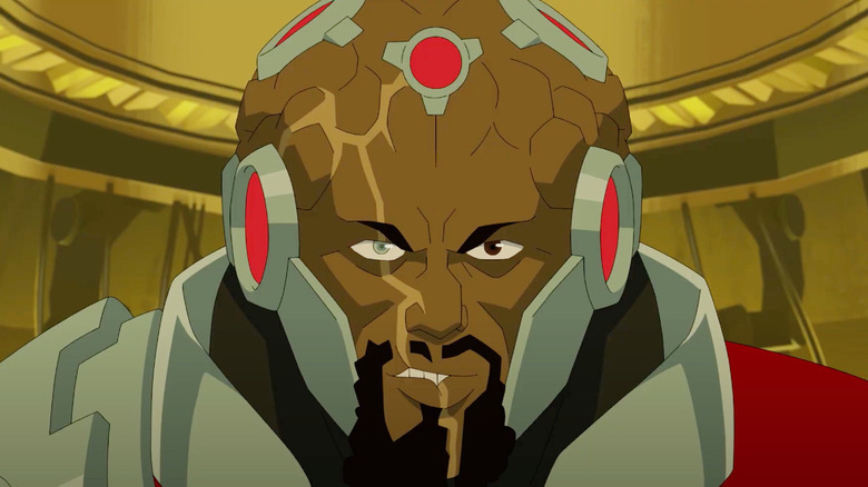 Angstrom Levy with scars in Invincible.