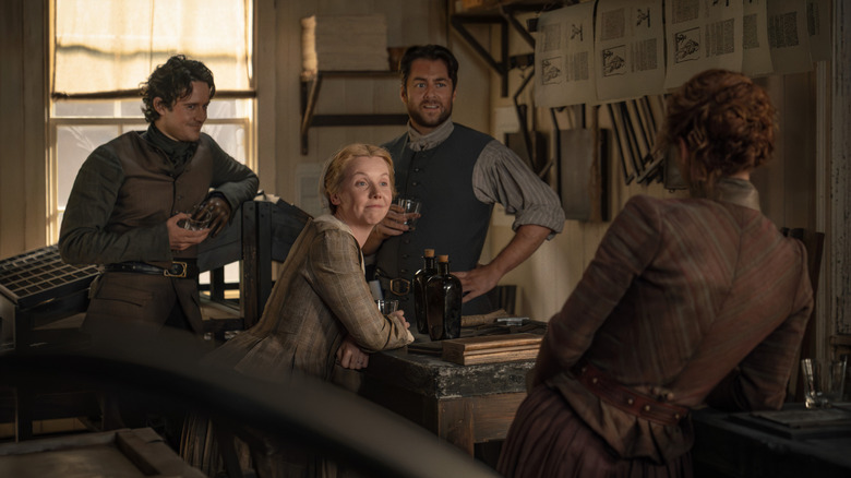 Fergus, Marsali, Roger and Brianna in Outlander