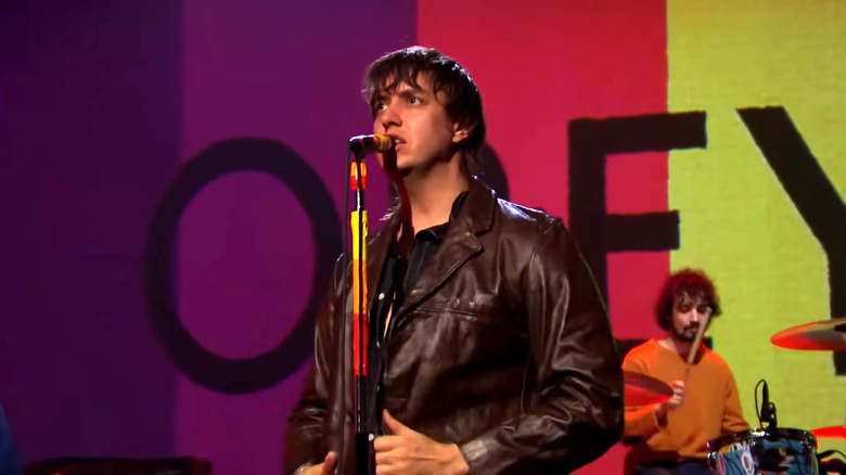 The Strokes performing on "Saturday Night Live."