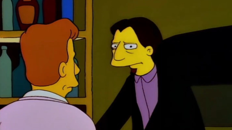 The Simpsons, MacArthur Parker talking to Troy McClure