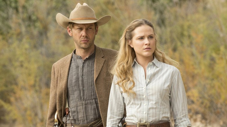 Westworld's Jimmi Simpson and Evan Rachel Wood
