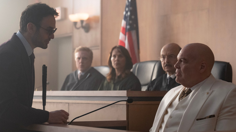 Matt Murdock and Wilson Fisk in Daredevil: Born Again Season 2