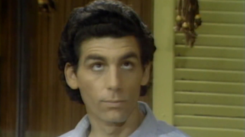 Michael Richards looking up