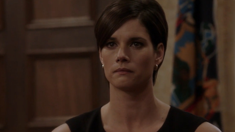 Zoe White taking the stand on Law and Order: SVU