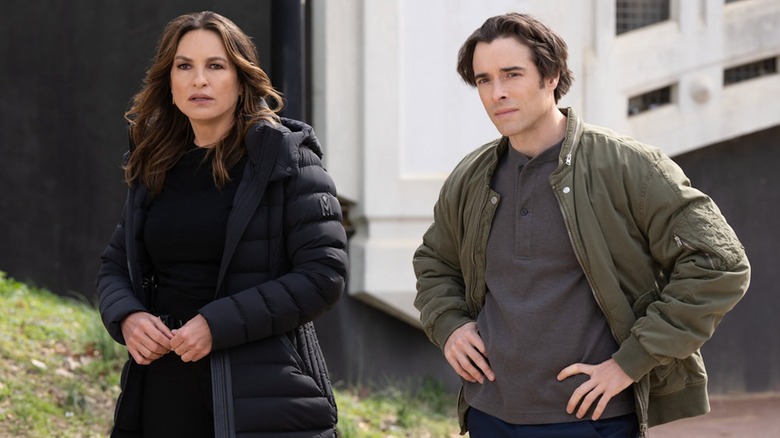 Benson and Griff in Law and Order: SVU