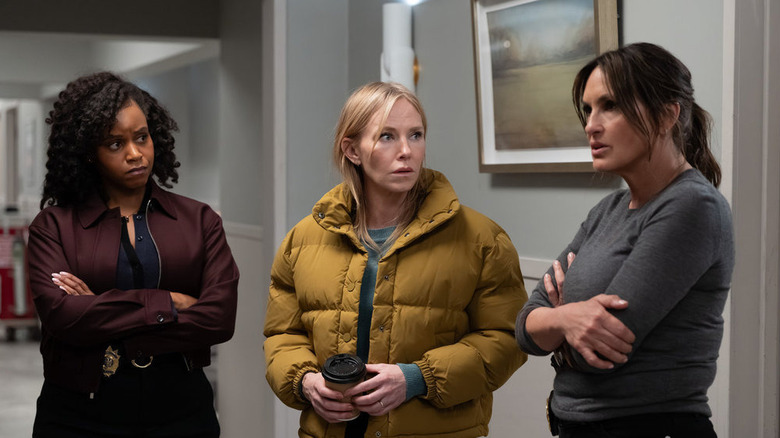Curry, Rollins and Benson in Law and Order: SVU