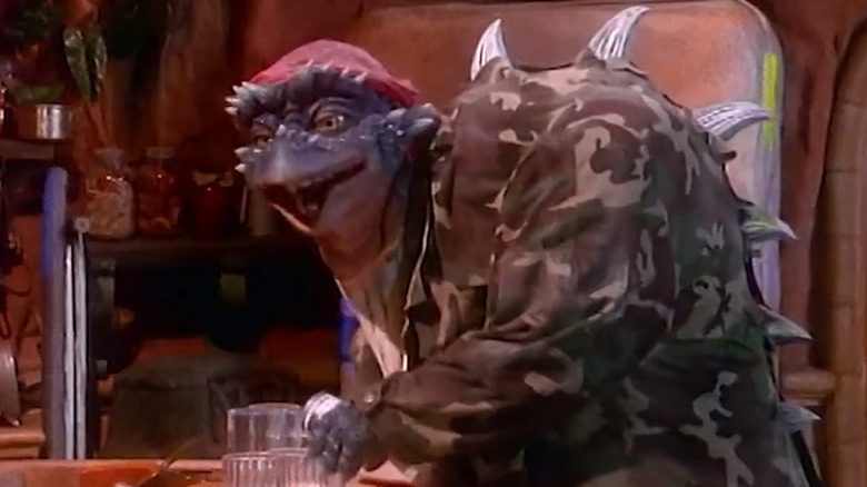 Spike inside the house in "Dinosaurs" (1991)