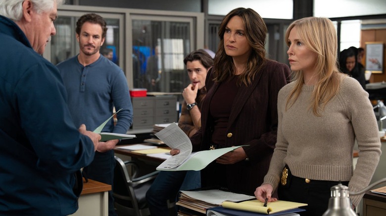 Bruno, Griff, Benson and Rollins in Law and Order: SVU