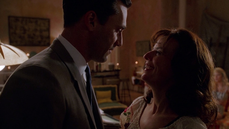 Midge Daniels stares into Don Draper's eyes in "Mad Men"